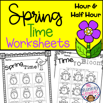 Preview of Spring Time Worksheets