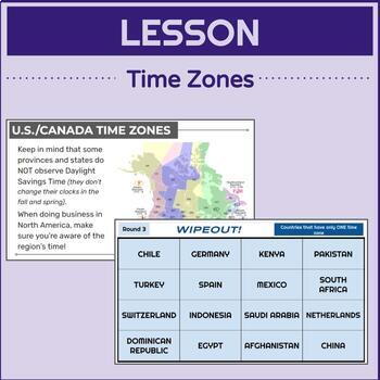 Preview of Time Zones | LESSON & GAME