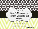 Time and Measurement Grade 3 Common Core and MAFS Review