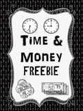 Time and Money FREEBIE