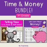 Time and Money Bundle for First Grade