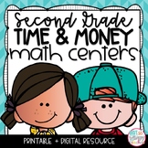 Time and Money Math Centers SECOND GRADE