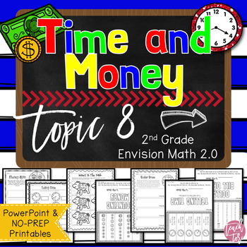 Preview of Envision Math 2.0 2nd Grade Topic 8 Review