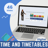 Reading Time and Timetables Math Lesson and Activities for