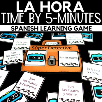 Preview of La hora Spanish Time by 5-minutes Game
