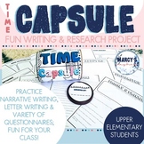 End of Year ELA Research Project Fun Packet Time Capsule 3