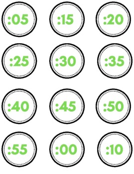 Preview of Time circles for analog clocks