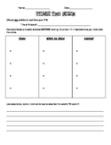 Time for Kids Response Sheet