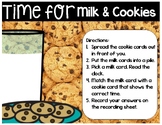 Time for Milk and Cookies Math Center