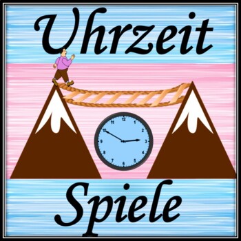 Preview of Time in German  Game   Uhrzeit in Deutsch  Spiele 