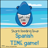 Time in Spanish Review Game Shark Feeding Frenzy to practi