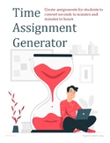 Time measurement assignment creator  —Distance Learning