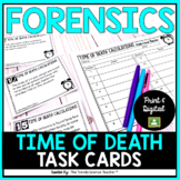 Time of Death Calculations Task Cards (Print & Digital)