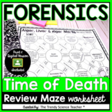 Time of Death Review MAZE- Print & Digital