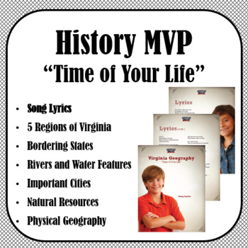 Preview of Lyrics - History MVP: Time of Your Life (Virginia Geography)