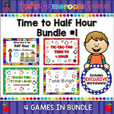 Time to Half Hour PowerPoint Game Bundle #1