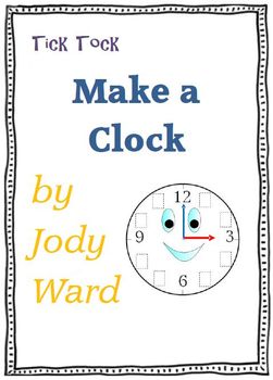 time make a clock analogue digital printable worksheet by jody ward