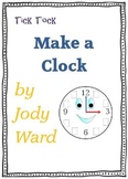 Time - Make a Clock Analogue & Digital Printable Worksheet