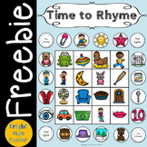 Time to Rhyme Game Board- Freebie