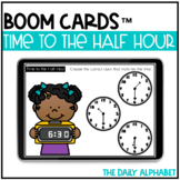 Time to the Half Hour BOOM CARDS