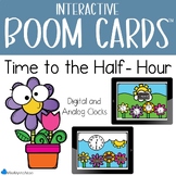 Time to the Half- Hour (May) BOOM CARDS