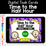 Time to the Half Hour Task Cards Game