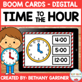 Time to the Hour - Boom Cards - Distance Learning