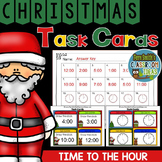 Christmas Task Cards Time to the Hour