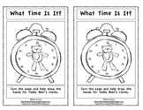 Time to the Hour-Emergent Reader for Kindergarten and First Grade