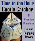 Telling Time to the Hour Activity (Cootie Catcher Foldable