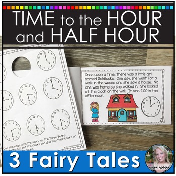 Preview of Time to the Hour and Half Hour Printable Distance Learning