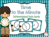 Time to the Minute Task Cards- Color & B&W