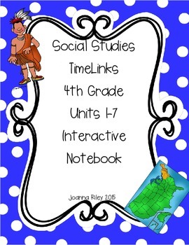 Preview of TimeLinks - 4th Grade Complete - Units 1-7 Bundle!