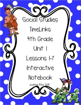 Preview of TimeLinks - 4th Grade Unit 1 Interactive Notebook