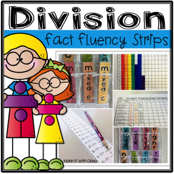 Preview of Division Time Test Strips for Math Fact Fluency