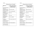 Timed Essay: peer editing, self-evaluation, and rubric