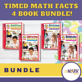 Preview of Timed Math Drills: Addition, Subtraction, Multiplication, Division Bundle!