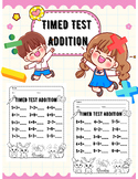Timed Test Addition Version - Boost Math Skills with Fun a