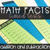 Timed Tests - Addition and Subtraction