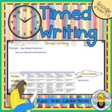 Timed Writing Digital Template: Includes timer, rubric, mo