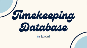 Preview of Timekeeping Database