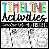 Timeline FREEBIE for John F. Kennedy | Print and Digital