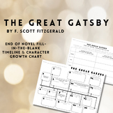 Timeline Handout for The Great Gatsby Compatible with movi