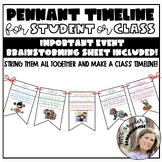 Timeline Pennants | Student & Class Timeline