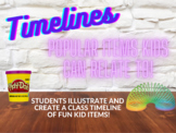 Timeline Posters ~ includes everyday items kids can relate to!