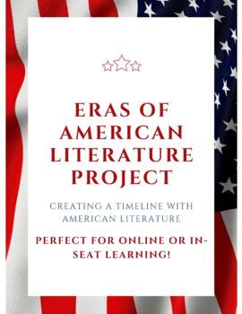 Preview of Timeline Project: Eras in American Literature