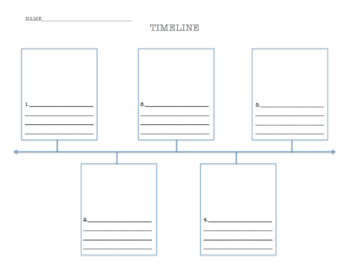 Preview of Timeline Template 1-5