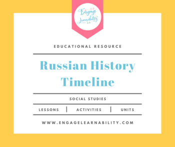 Preview of Russian History Timeline Worksheet