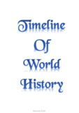 Timeline of World History PDF