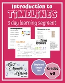 Timelines: 3 Day Introduction Unit